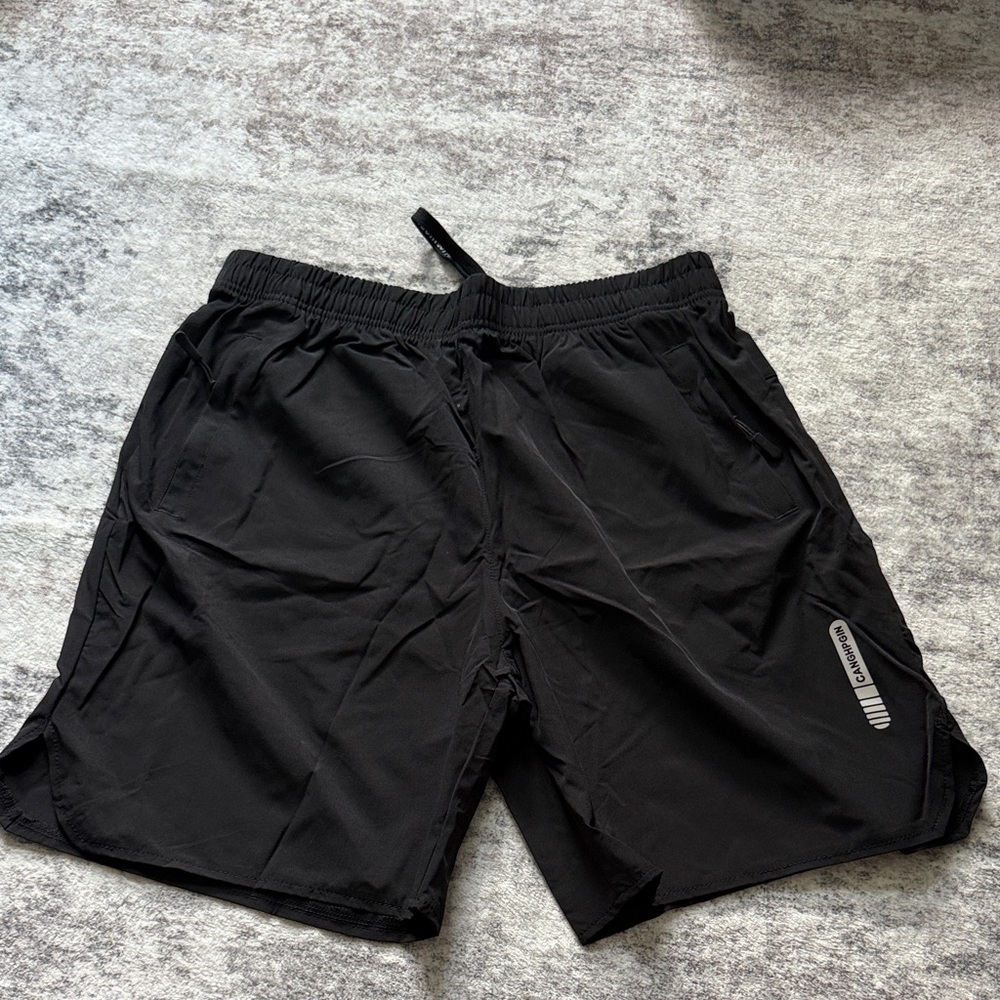 Men's Black Athletic Shorts